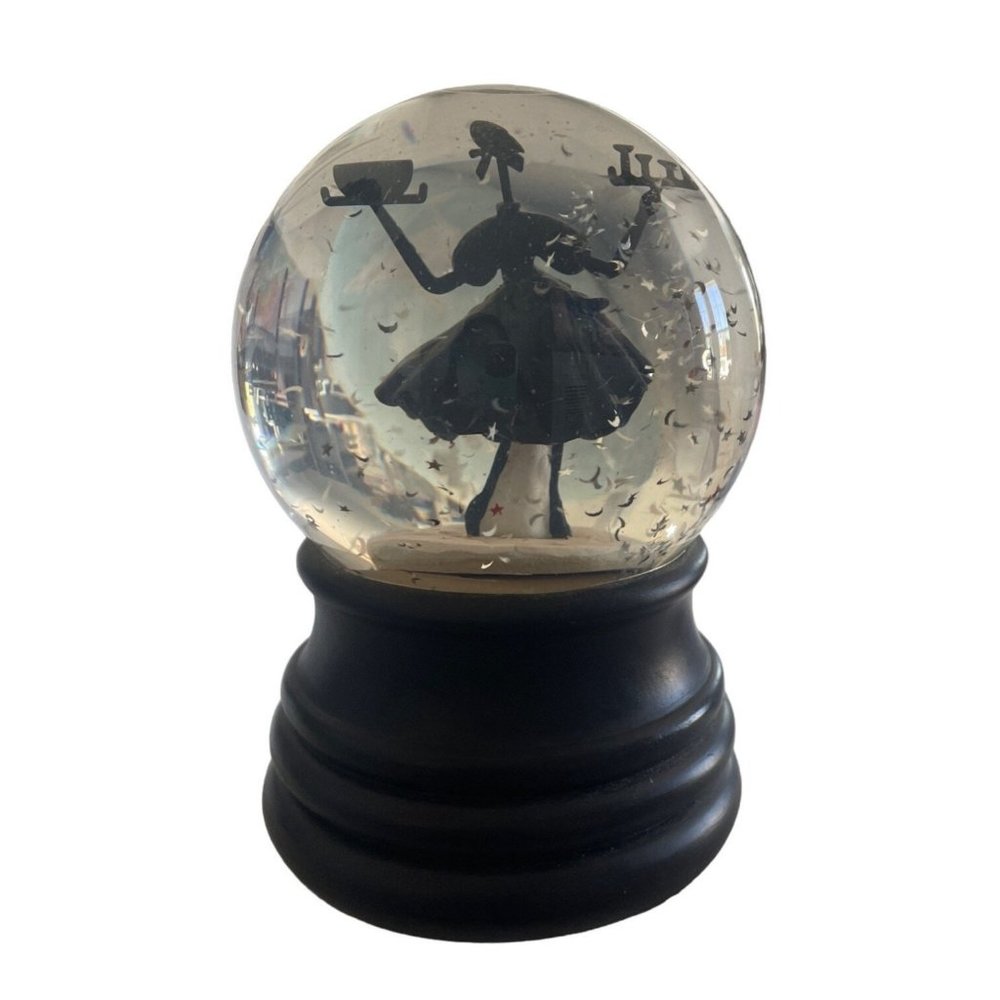 Rebecca Moses Snow globe goth gothic black silver